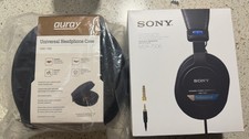 Sony MDR-7506 Studio Monitor Stereo Over-Ear Wired Headphones Universal Case