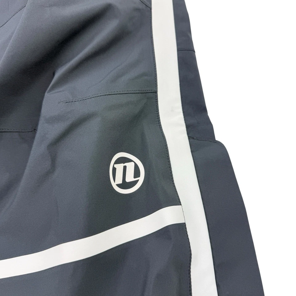 Novara Waterproof Cycling Reflective Pants Gray Elastic Waist Men's Size Small - Image 3 of 4