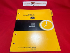 John Deere 3E & 4E Backpack Blowers Flat Rate Manual Merchandise Div. FRM-1059
