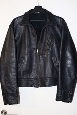 Lederjacke Vintage grau 1950 Horsehide