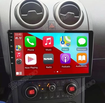 RRRRADIO Per Nissan Qashqai J10 2007-2016 Carplay Autoradio Android 15 GPS Navi WIFI 64GB