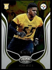 2019 Panini Certified Mirror Green Devin Bush II Rookie /399 Pittsburgh Steelers