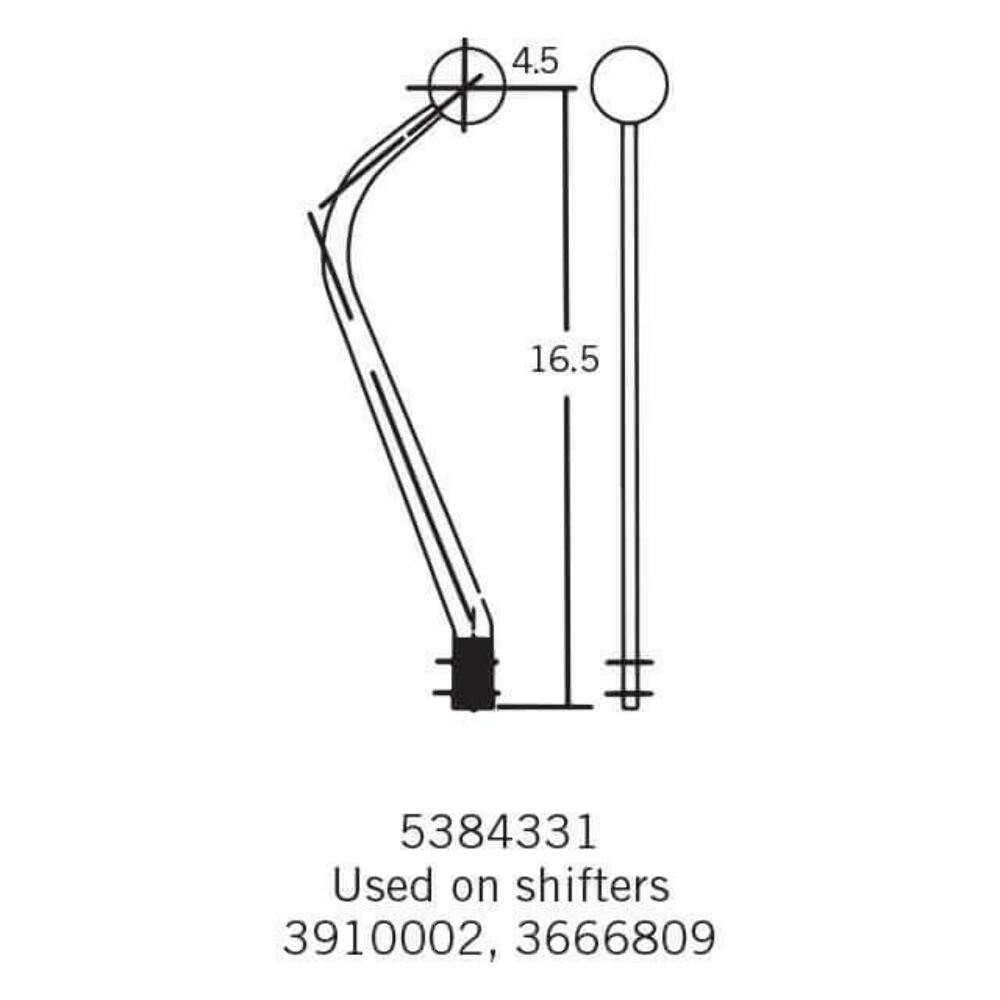 Hurst Competition/Plus Shifter Stick - 5384331