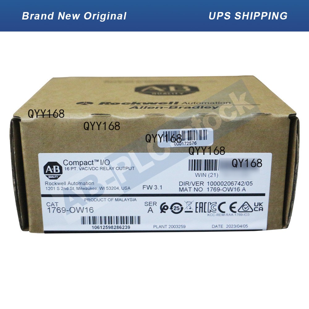 New Factory Sealed AB 1769-OW16 SER A CompactLogix Relay Output Module Genuine