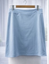 Adidas Golf Climalite Skort Sz 10 Light Blue Tennis Athletic Shorts Under Skirt