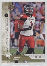 2018 Upper Deck CFL Gold 44/50 Lemar Durant #108 i9i