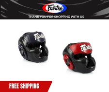  Free Shipping Fairtex HG13 Diagonal Vision Sparring Headguard - Lace-Up Head