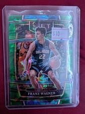 2021-22 Panini Select - Concourse Franz Wagner #15 Green Ice Prizm (RC)