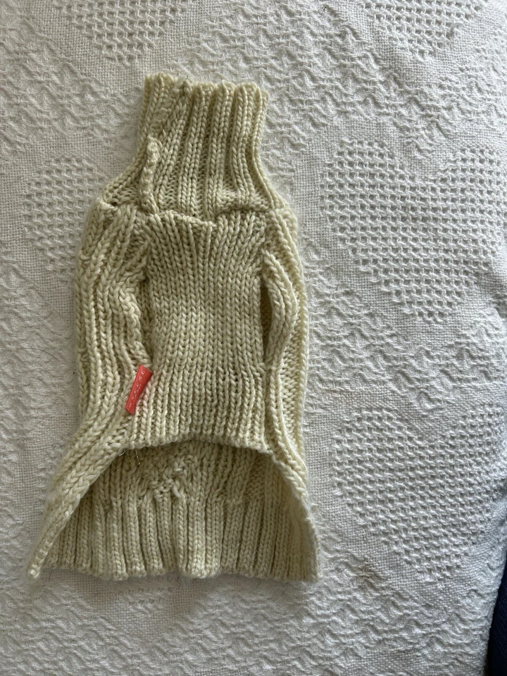 Suéter Kyeese Wear Dog Pullover gola alta malha de cabo pequeno 10-15 lb - Imagem 4 de 4