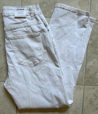 Cotton On Jeans Straight Stretch White Jean Womens Size 8 NWT