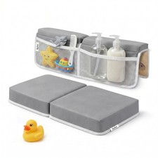 Premium Baby Bath Kneeler Mat Elbow Rest Pad Set Comfortable Bath Kneeler...