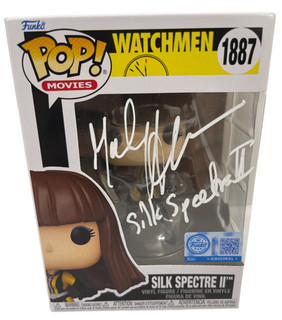 Malin Akerman Signed Silk Spectre Funko Watchmen Autograph Beckett Witness