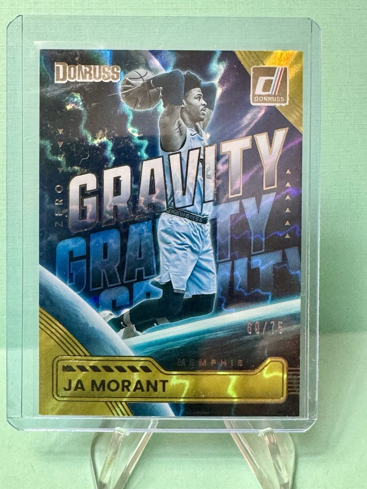 Ja Morant - 2025-26 Donruss - Zero Gravity - Lighting #/75 - Memphis Grizzlies