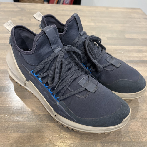 Ecco Mens Biom 2.0 Breathru Cross Training Athletic Shoes Blue Knit 46EU - 12US - Picture 1 of 12