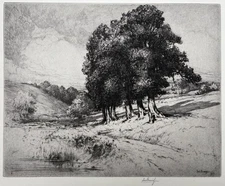 Frederick Vango Burridge OBE RE ARCA (1869-1945) The Patriarchs 1901 Orig.Signed