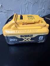 DEWALT DCB206 20V MAX XR 6AH LITHIUM ION YELLOW/BLACK BATTERY PACK