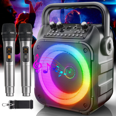 Karaoke Box Bluetooth Mikrofon PA Lautsprecher