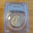 1946 S Walking Liberty half dollar PCGS AU 55
