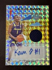 Kam Jones 2024 Bowman U Best Let It Rain Patch Auto Gold Geometric Refractor /50