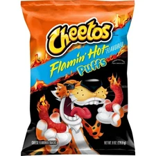 Cheetos FLAMIN HOT Puffs Cheese Flavored Snacks Chips 8.5 oz  1 Bag