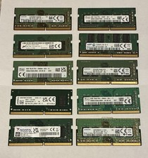 Lot of 10 8GB DDR4 PC4 Laptop Memory RAM 260-PIN MixBrand Model. Tested