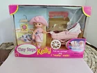 Tiny Steps Kelly Vintage 1998 Mattel Barbie Line Play set w/ Carriage New NRFB