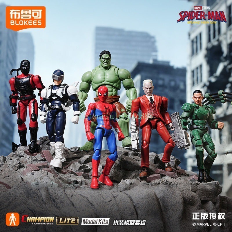Blokees Marvel CClite 01 Spider-man Blind box Assembly Figure