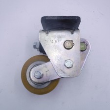 4"x2-1/2" Spring Loaded Swivel Castor W/ 4"x4-1/2" Steel Plate 4-Bolt