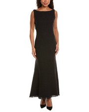 Oscar De La Renta Tweed Silk-Lined Midi Dress Women's Black 0