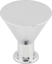 Top Knobs M586 Cocktail Knob 1 3/16" Polished Chrome