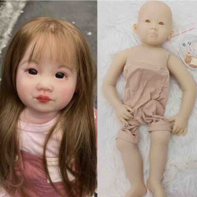 30'' Unfinished Reborn Baby Dolls Kit Vinyl Unpainted Lifelike Doll Kit Xmas Gift