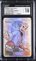 Professor Oak's Setup 233/236 Cosmic Eclipse Full Art Ultra Rare