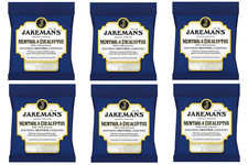 Jakemans Throat and Chest Menthol Sweets Menthol and Eucalyptus 73g  x 6