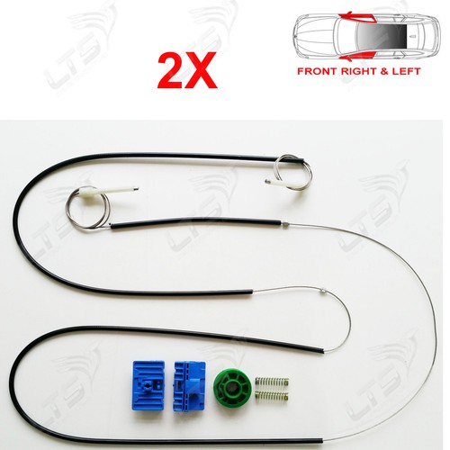 2X AUDI A3 8L ELECTRIC WINDOW REGULATOR REPAIR KIT 2/3 DOOR FRONT RIGHT