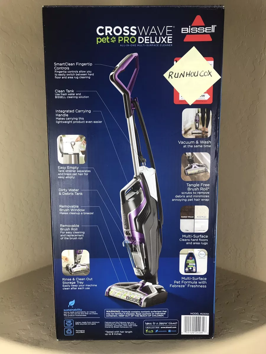 Bissell Crosswave Pet Pro Deluxe Multi Surface Cleaner 2305K NEW IN BOX