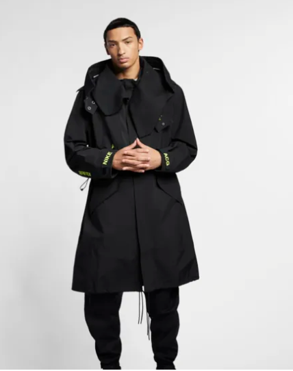Nike NIKELAB ACG GORE-TEX MEN'S Black Yellow JACKET Coat Nike NIKELAB ACG GORE-TEX MEN'S Black Yellow JACKET Coat