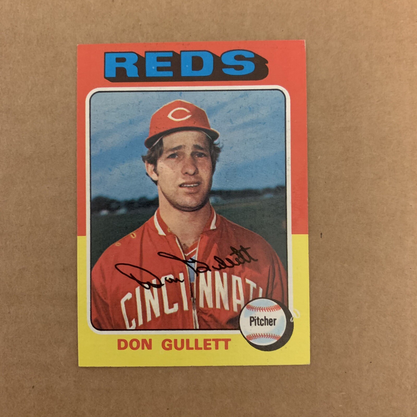 1975 Topps Don Gullett # 65 Cincinnati Reds Baseball Card