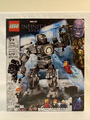 Lego Marvel Infinity Saga 76190 IRON MAN: IRON MONGER MAYHEM SET NEW Sealed 