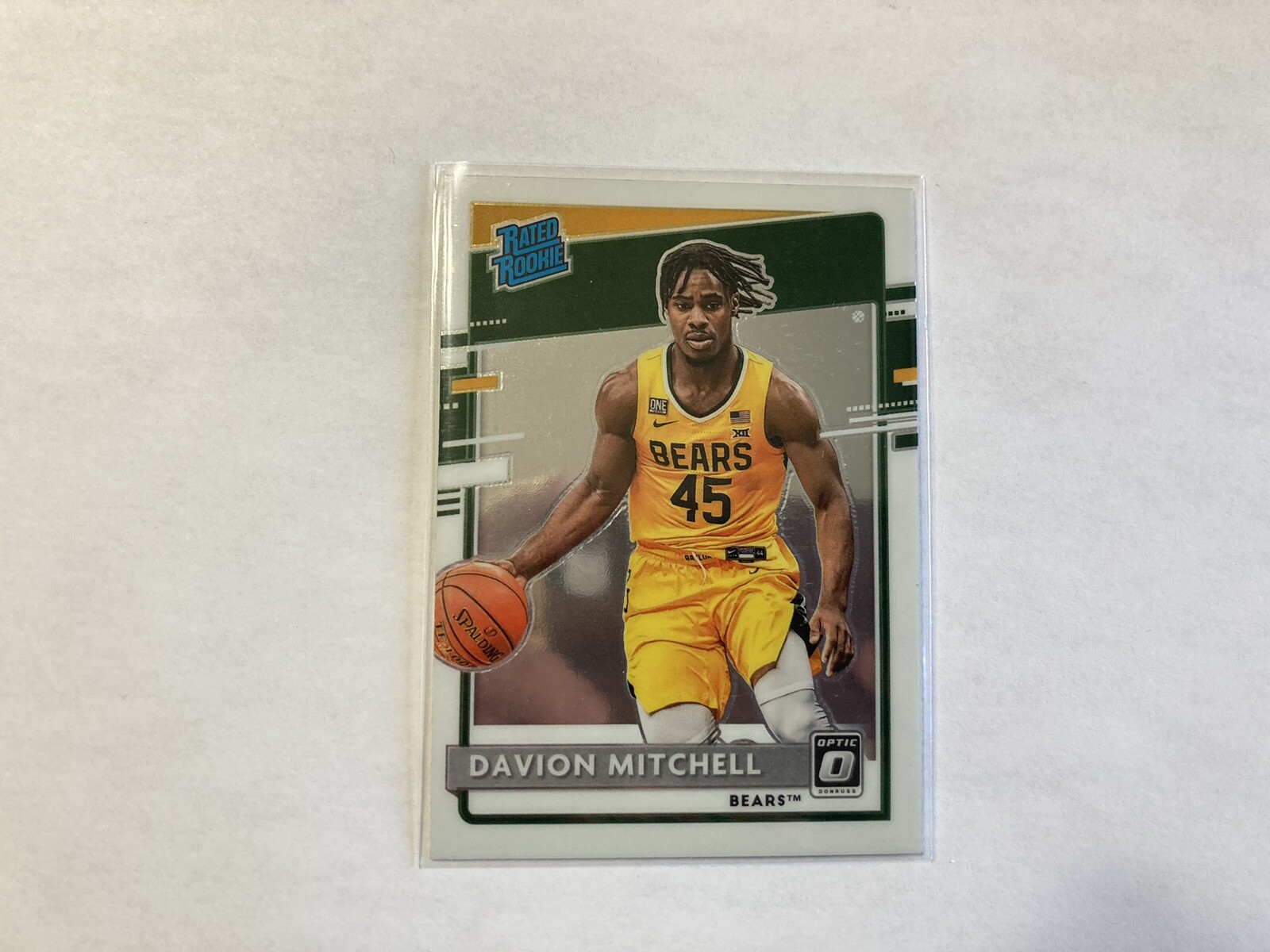 2021 Chronicles Donruss Optic Draft Picks Davion Mitchell Rated Rookie #210