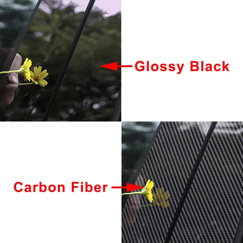 6x molduras de postes de pilar de puerta de ventana para Dodge Journey 2009-2020 2015 2014 2013 2012 Foto 3 de 4