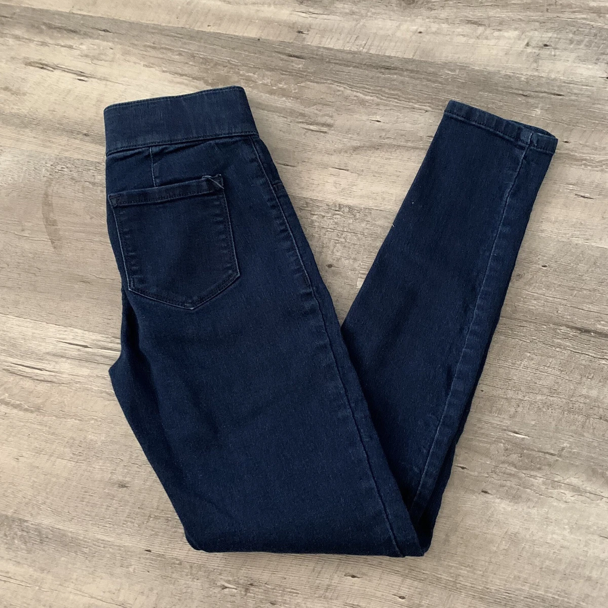 Elle Pull On Skinny Jeans Jeggings Womens Size XS Dark Blue