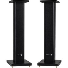 Dayton Audio SSWB28B 28" Universal Wood Speaker Stand Pair, Black