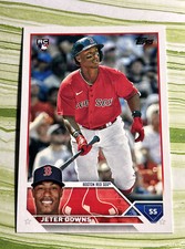 2023 Topps #165 Jeter Downs   Boston Red Sox RC Baseball