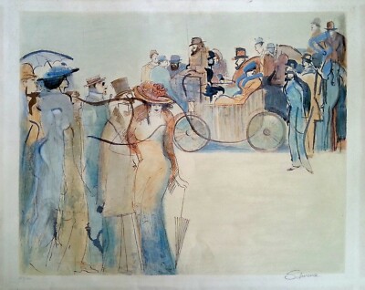 David Schneuer: People & Carriage / German Expressionism Weimar-era culture