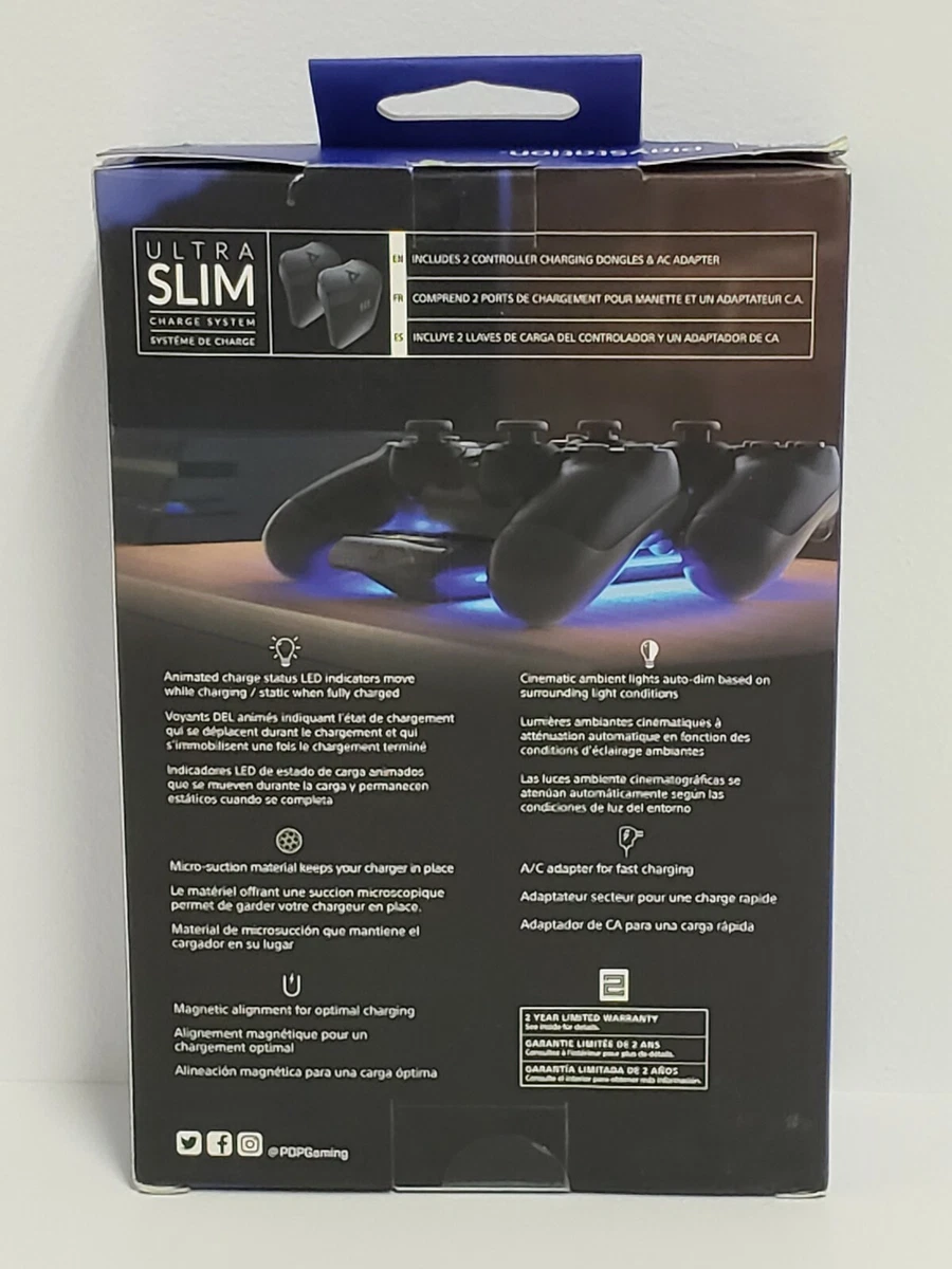 Pdp gaming ultra slim charge system for ps4 2025
