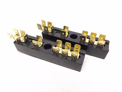 Lot of 2 Elec-Tron ESB1B Grindmaster Cecilware Block Terminal, 13, 343 00024
