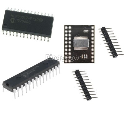 MCP23017 DIP SOP Bidirectional 16-Bit I/O Expander I2C IIC Serial Interface NEU