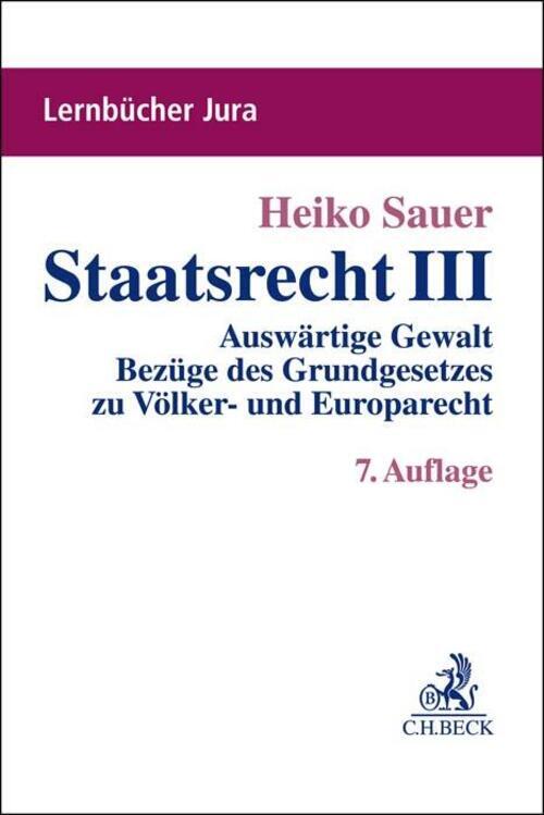 Thumbnail - Heiko Sauer | Staatsrecht Iii | Taschenbuch | Deutsch (2022) |