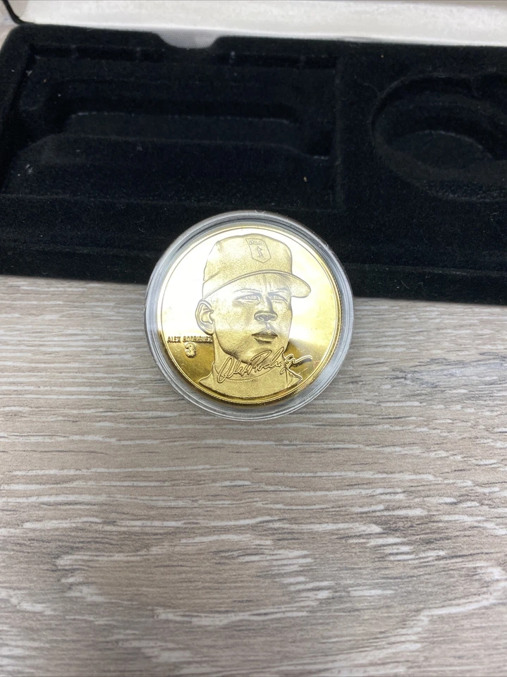 Highland Mint Alex Rodriguez Tele-Mint 24K Gold Plated Coin Set Limited Edition - Image 3 of 4