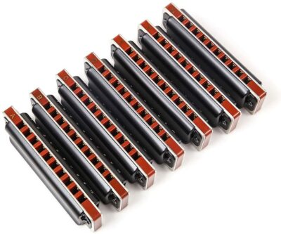 EASTTOP Harmonica Set Diatonic Blue Harmonica Set Key of